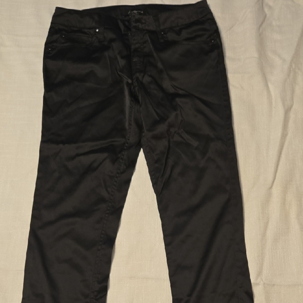 Forever 21 Black Satin Pants